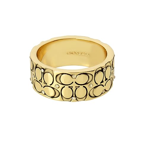 Coach Women's Signature Logo Quilted Band Ring (复制)